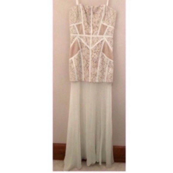 BCBG formal white gown - Picture 5 of 8